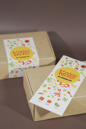 კერვის DIY ყუთი - დელფინი